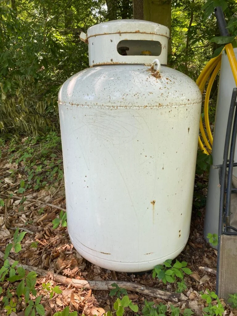 used 120 vertical propane tank