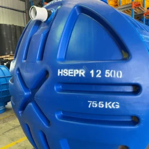 1000 gallon two compartment HDPE plastic septic tank for rural wastewater treatment