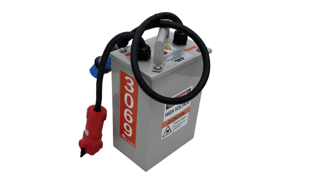 230V to 460V step up transformer kit for refrigerated containers with SO cable and CEE-17 receptacle