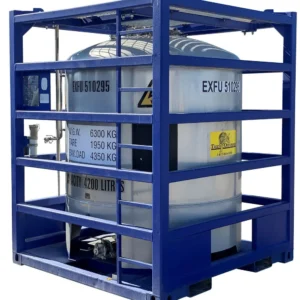 2500 litre DNV 2.7-1 certified stainless steel offshore tank container with lifting slings