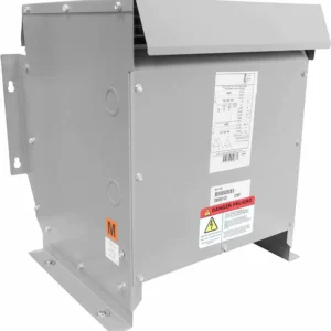 45 kVA three phase step down transformer 480V delta primary to 208Y/120V secondary in NEMA 3R enclosure