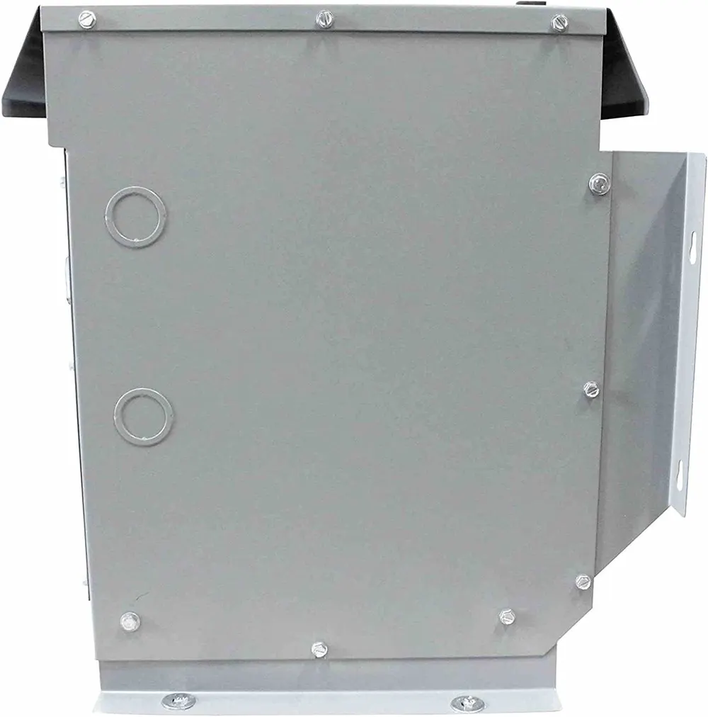 45 kVA three phase step down transformer 480V delta primary to 208Y/120V secondary in NEMA 3R enclosure - view 3