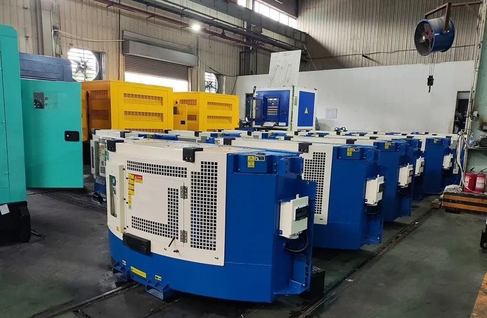 Carrier Transicold PowerLINE 69RG15 clip-on generator set on a refrigerated container - view 12