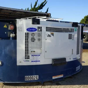 Carrier Transicold PowerLINE 69RG15 clip-on generator set on a refrigerated container - view 2