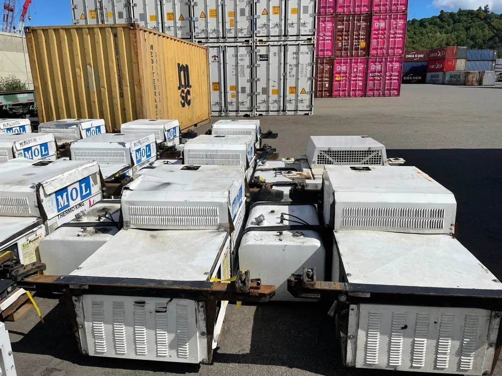 Thermo King 15kW undermount genset fitted beneath a container chassis - view 5