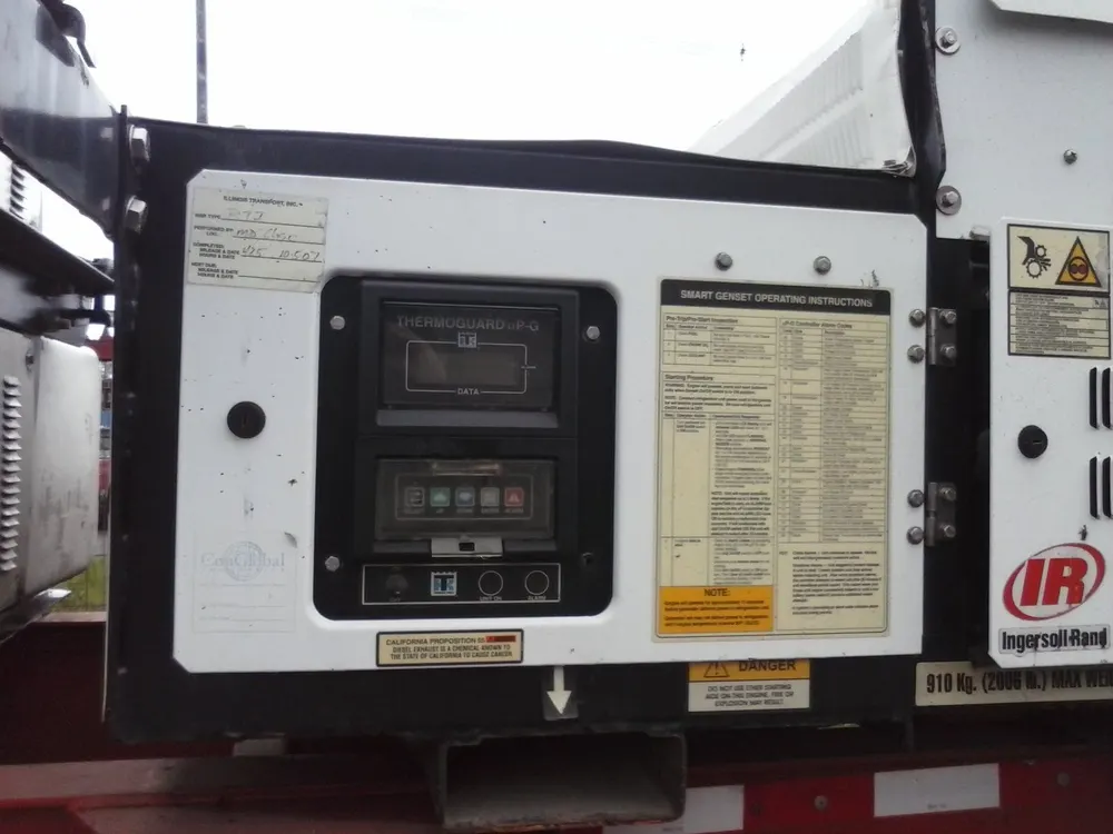 Thermo King 15kW undermount genset fitted beneath a container chassis - view 8