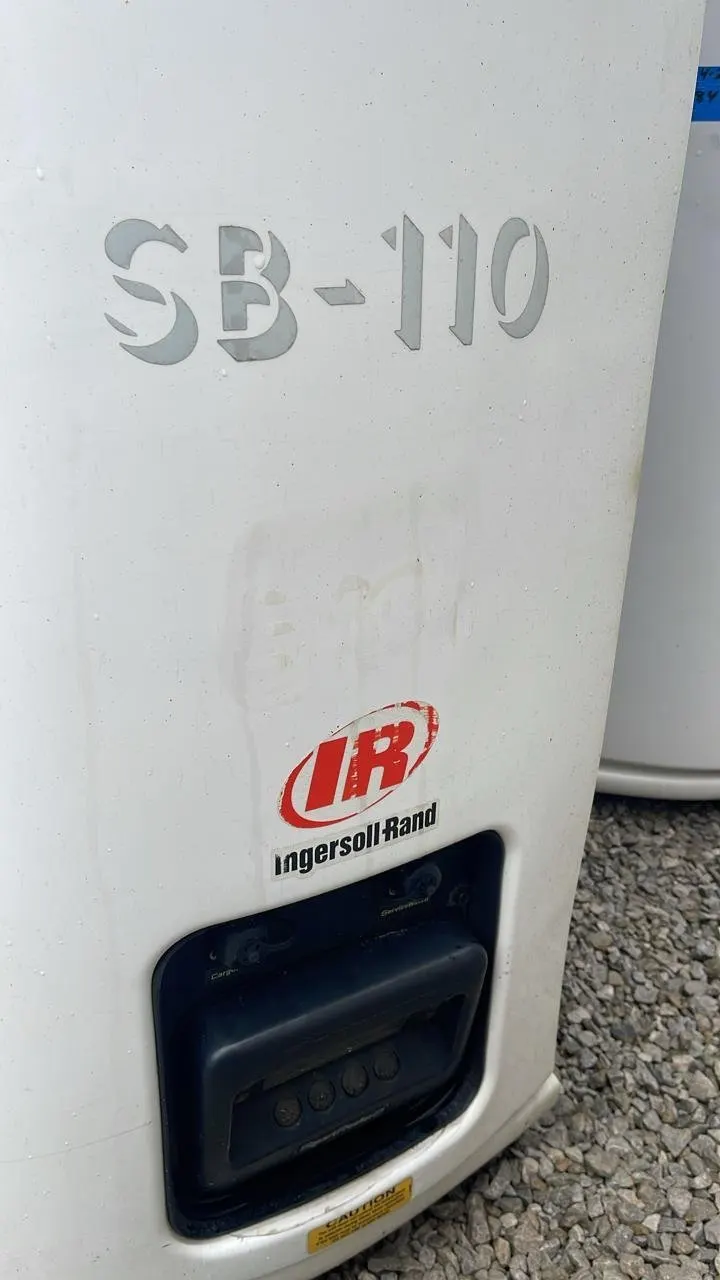 Thermo King SB-110+ trailer refrigeration unit mounted on a reefer trailer nose wall - view 2