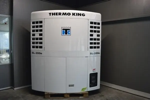 Thermo King SB series trailer refrigeration unit mounted on a reefer van