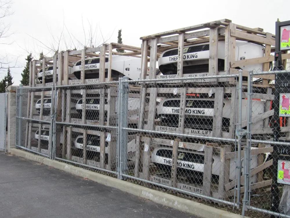 Thermo King T-Series truck refrigeration unit mounted on a rigid body